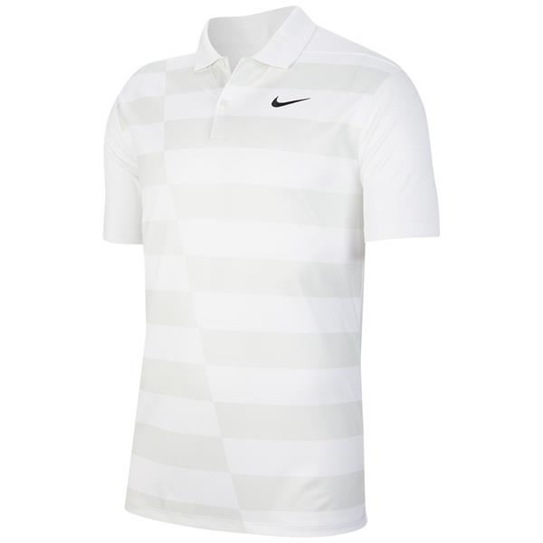 white dri fit polo shirt