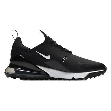 Nike Gents Air Max 270 G Shoes Black - Hot Punch - White (001)