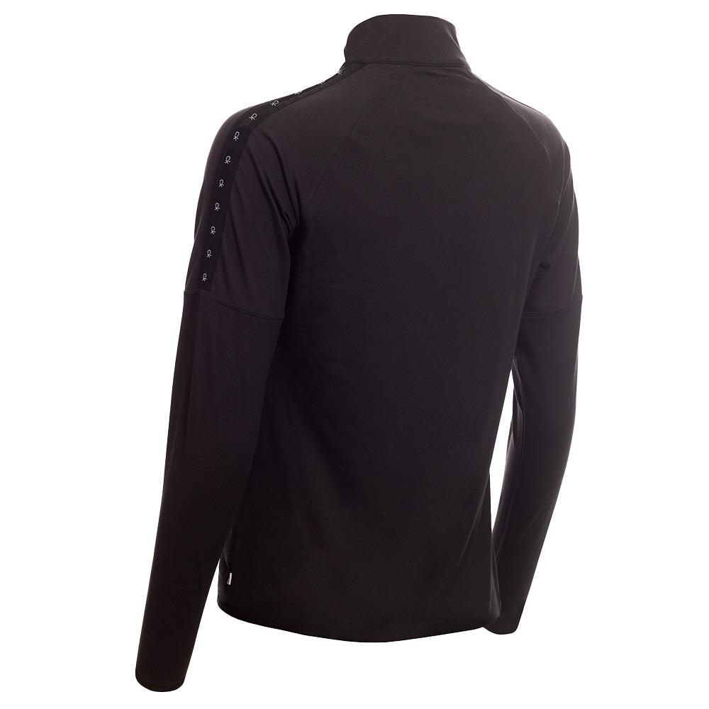 Calvin Klein Golf Ladies Kahn Zip Neck Top Black