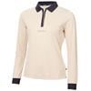 Calvin Klein Golf Ladies Mila Long Sleeve Polo Shirt Tapioca
