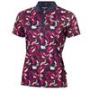 Calvin Klein Golf Ladies Polo Shirt Brushtroke Print
