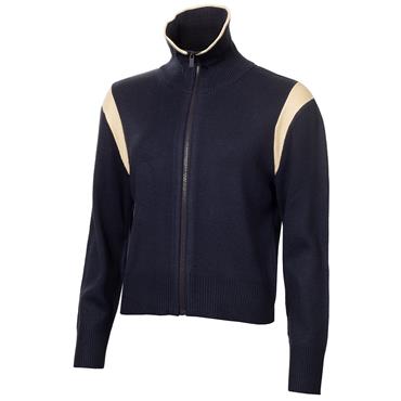 Calvin Klein Golf Ladies Rivera Full Zip Knit Top Navy