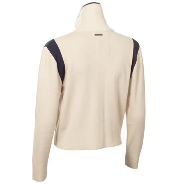 Calvin Klein Golf Ladies Rivera Full Zip Knit Top Tapioca