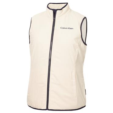 Calvin Klein Golf Ladies Faye Full Zip Gilet Tapioca