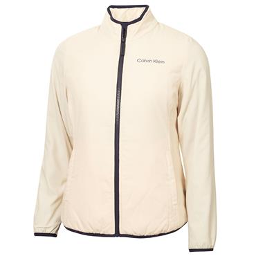 Calvin Klein Golf Ladies Faye Full Zip Jacket Tapioca