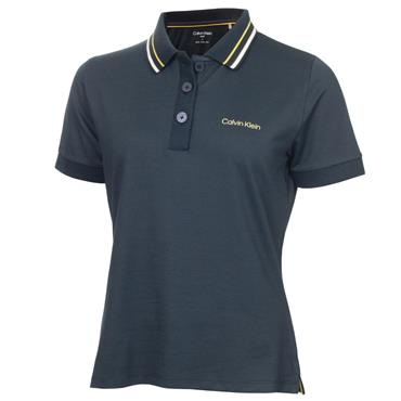 Calvin Klein Golf Ladies Lumi Polo Shirt Space Navy