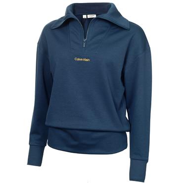 Calvin Klein Golf Ladies Aurora ½ Zip Sweater Dark Denim