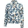 Calvin Klein Golf Ladies Celyn Printed  ½ Zip Fleece Buttercream - Dark Denim