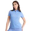 Calvin Klein Golf Ladies Harmony Printed Polo Shirt Cornflower Blue