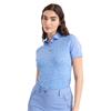 Calvin Klein Golf Ladies Harmony Printed Polo Shirt Cornflower Blue