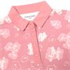 Calvin Klein Golf Ladies Harmony Printed Polo Shirt Powder Pink