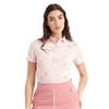 Calvin Klein Golf Ladies Harmony Printed Polo Shirt Shell Pink