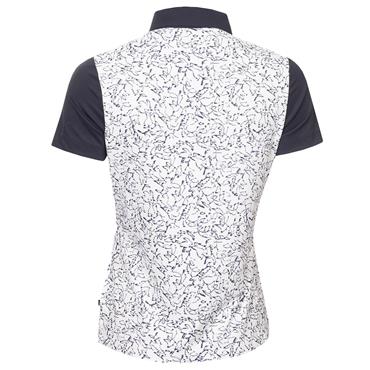 Calvin Klein Golf Ladies Harmony Printed Polo Shirt White