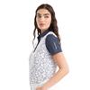 Calvin Klein Golf Ladies Harmony Printed Polo Shirt White