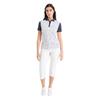 Calvin Klein Golf Ladies Harmony Printed Polo Shirt White