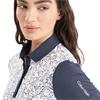 Calvin Klein Golf Ladies Harmony Printed Polo Shirt White