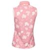 Calvin Klein Golf Ladies Harmony Printed Sleeveless Polo Shirt Powder Pink
