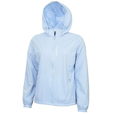Calvin Klein Golf Ladies Oso Hooded Windbreaker Blue Bell