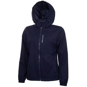 Calvin Klein Golf Ladies Oso Hooded Windbreaker Navy - Navy