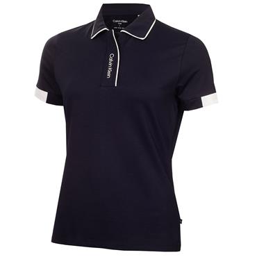 Calvin Klein Golf Ladies Destin Short Sleeve Polo Shirt Navy