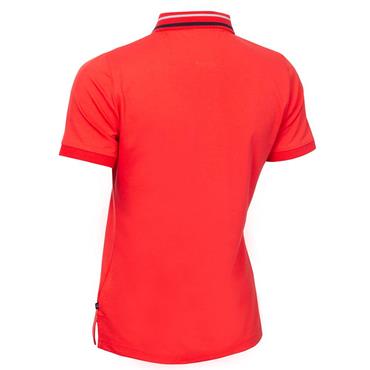 Calvin Klein Golf Ladies Alina Short Sleeve Polo Shirt Coral Red