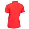 Calvin Klein Golf Ladies Alina Short Sleeve Polo Shirt Coral Red