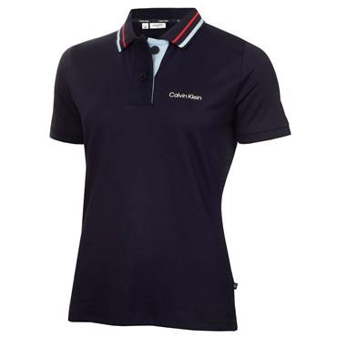 Calvin Klein Golf Ladies Alina Short Sleeve Polo Shirt Navy