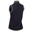 Calvin Klein Golf Ladies Camilla Printed Sleeveless Polo Shirt Navy
