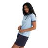 Calvin Klein Golf Ladies Camilla Printed Short Sleeve Polo Shirt Blue Bell