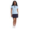 Calvin Klein Golf Ladies Camilla Printed Short Sleeve Polo Shirt Blue Bell