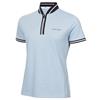 Calvin Klein Golf Ladies Camilla Printed Short Sleeve Polo Shirt Blue Bell