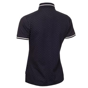 Calvin Klein Golf Ladies Camilla Printed Short Sleeve Polo Shirt Navy