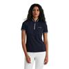 Calvin Klein Golf Ladies Camilla Printed Short Sleeve Polo Shirt Navy