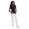 Calvin Klein Golf Ladies Camilla Printed Short Sleeve Polo Shirt Navy