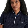 Calvin Klein Golf Ladies Camilla Printed Short Sleeve Polo Shirt Navy