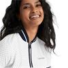 Calvin Klein Golf Ladies Camilla Printed Short Sleeve Polo Shirt White