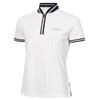 Calvin Klein Golf Ladies Camilla Printed Short Sleeve Polo Shirt White