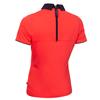 Calvin Klein Golf Ladies Brooke Short Sleeve Polo Shirt Coral Red