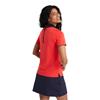 Calvin Klein Golf Ladies Brooke Short Sleeve Polo Shirt Coral Red