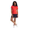 Calvin Klein Golf Ladies Brooke Short Sleeve Polo Shirt Coral Red