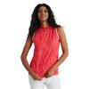 Calvin Klein Golf Ladies Leia Sleeveless Polo Shirt Marble Print