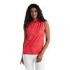 Calvin Klein Golf Ladies Leia Sleeveless Polo Shirt Marble Print