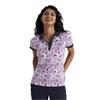 Calvin Klein Golf Ladies Glinda Printed Short Sleeve Polo Shirt Glitch Print