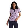 Calvin Klein Golf Ladies Glinda Printed Short Sleeve Polo Shirt Glitch Print