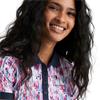 Calvin Klein Golf Ladies Glinda Printed Short Sleeve Polo Shirt Glitch Print