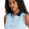 Calvin Klein Golf Ladies Manelle Sleeveless Polo Shirt Blue Bell