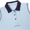 Calvin Klein Golf Ladies Manelle Sleeveless Polo Shirt Blue Bell