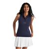 Calvin Klein Golf Ladies Manelle Sleeveless Polo Shirt Navy