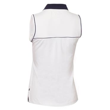 Calvin Klein Golf Ladies Manelle Sleeveless Polo Shirt White