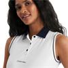 Calvin Klein Golf Ladies Manelle Sleeveless Polo Shirt White